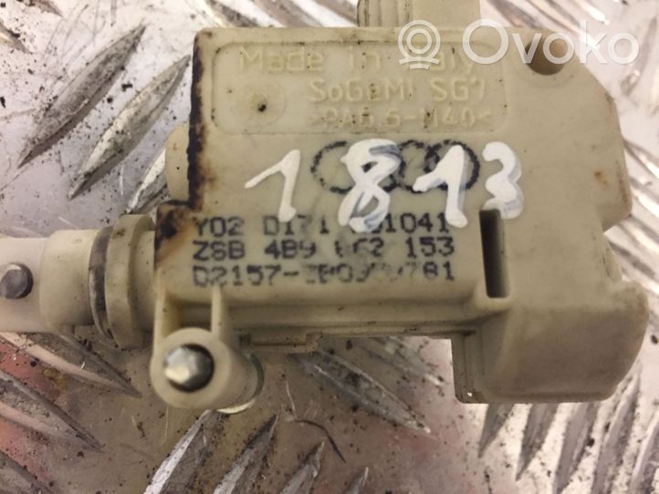 Audi A6 S6 C5 4B Verrouillage du bouchon du réservoir de carburant 4B9862153