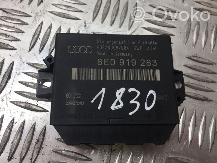 Audi A6 S6 C5 4B Pysäköintitutkan (PCD) ohjainlaite/moduuli 8E0919283