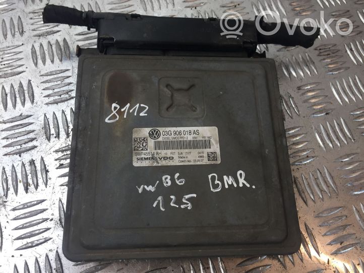 Volkswagen PASSAT B6 Engine control unit/module 03G906018AS