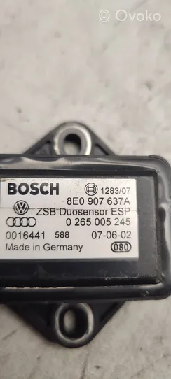 Volkswagen PASSAT B5.5 Sensore di imbardata accelerazione ESP 8E0907637A