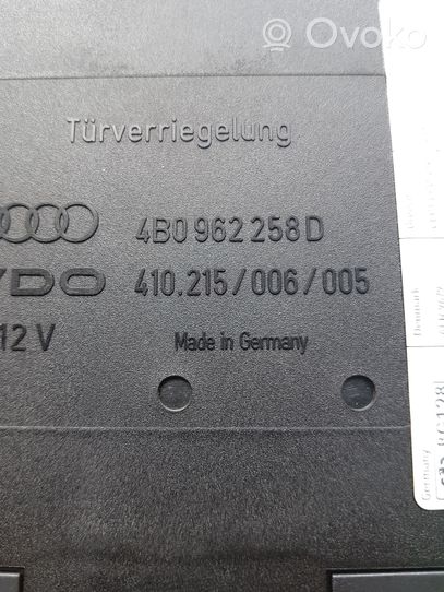 Audi A6 S6 C5 4B Mukavuusmoduuli 4B0962258D