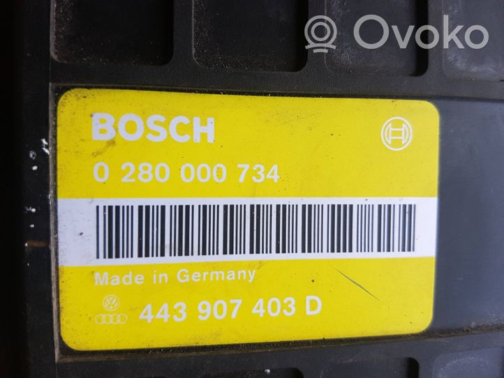 Audi 80 90 S2 B4 Moottorin ohjainlaite/moduuli 443907403D