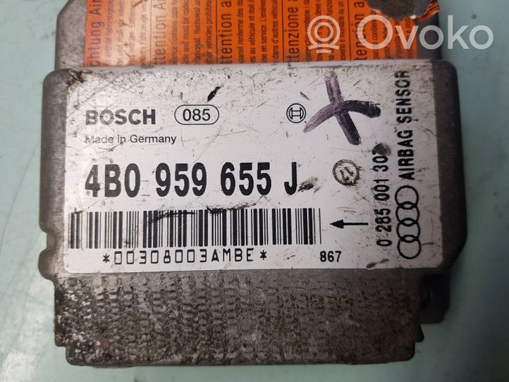 Audi A6 S6 C5 4B Sterownik / Moduł Airbag 4B0959655J