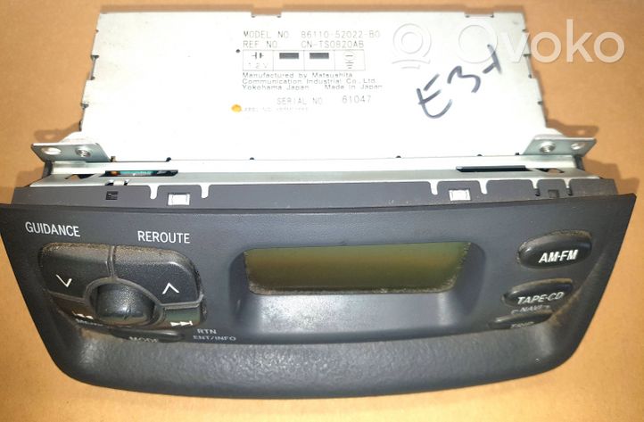 Toyota Yaris Monitor / wyświetlacz / ekran 8611052022B0