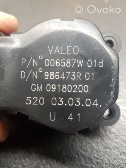 Saab 9-3 Ver2 Moteur / actionneur de volet de climatisation 09180200