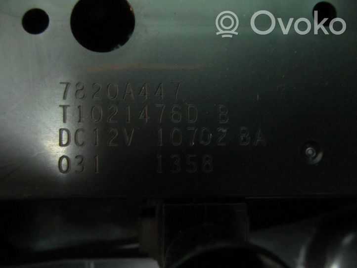 Mitsubishi i-MiEV Panel klimatyzacji 7820A447
