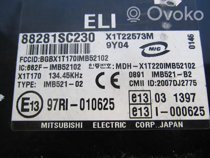 Subaru Forester SH Modulo comfort/convenienza 88281SC230