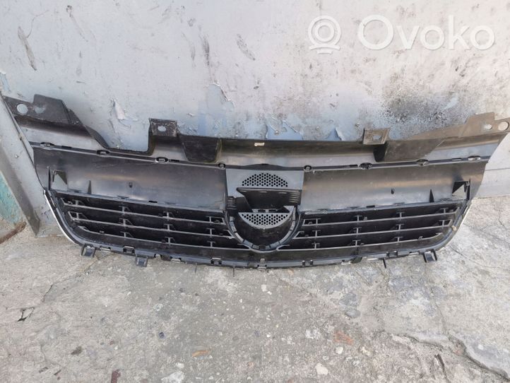 Opel Zafira B Grille calandre supérieure de pare-chocs avant 13157590