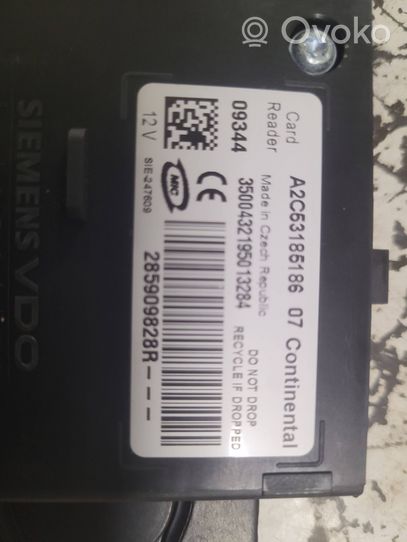 Renault Megane III Ignition key card reader 285909828R