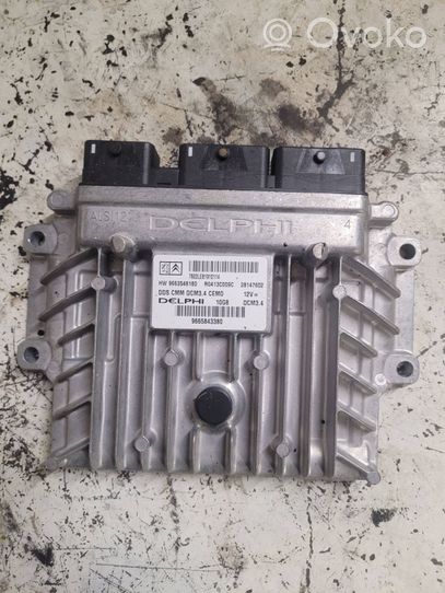 Citroen C5 Sterownik / Moduł ECU 9665843380