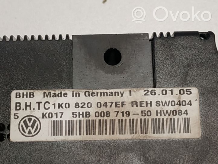 Volkswagen Golf V Climate control unit 1K0820047EF