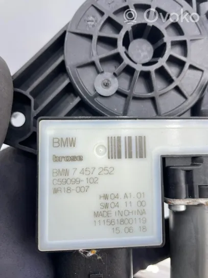 BMW X3 G01 Moteur de lève-vitre de porte arrière 7457252