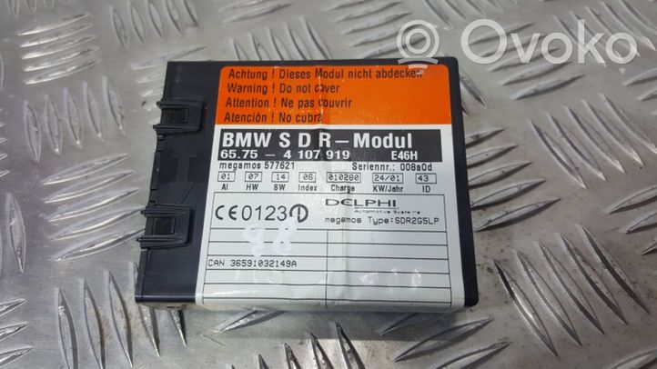 BMW 3 E46 Centralina/modulo allarme 4107919
