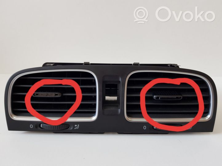 Volkswagen Golf VI Griglia di ventilazione centrale cruscotto 5K0815736