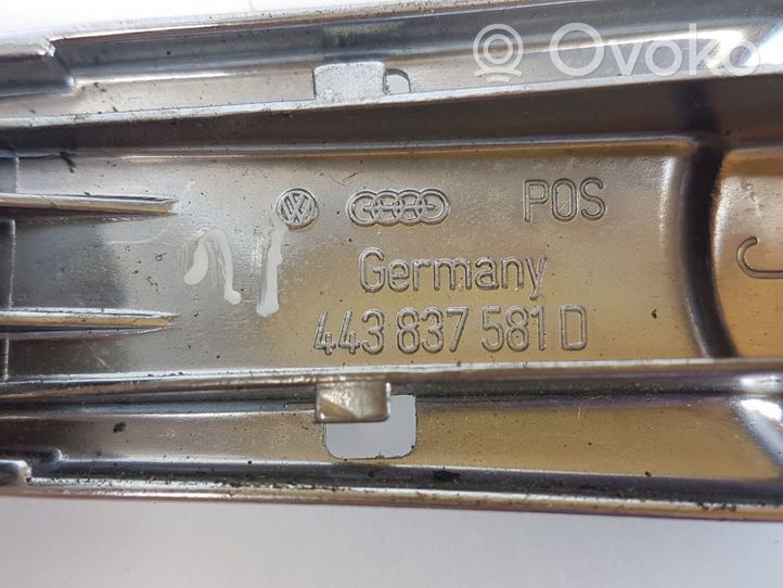 Audi 80 90 B3 Takaoven ikkunan kampi 443837581D