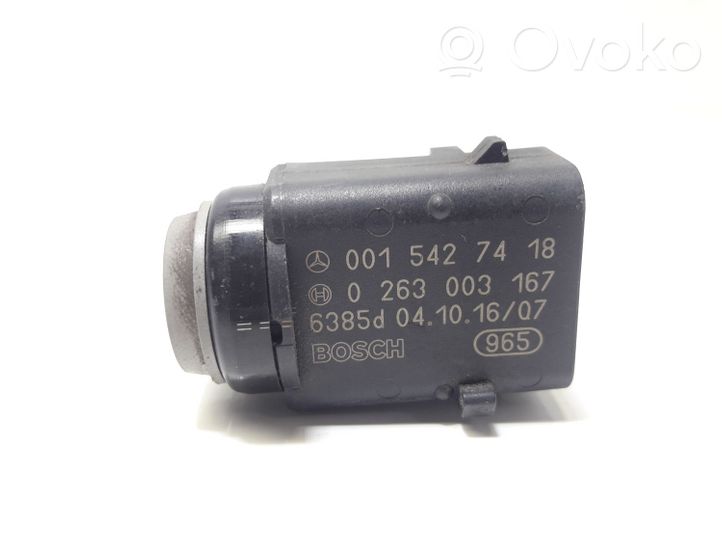 Mercedes-Benz C W203 Sensor PDC de aparcamiento 0263003167