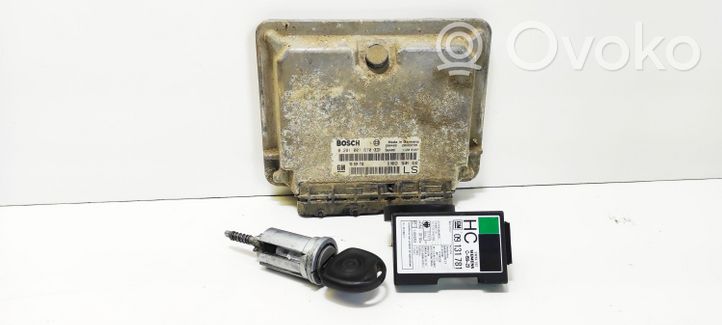 Opel Astra G Kit calculateur ECU et verrouillage 90589736