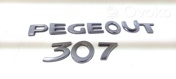 Peugeot 307 Insignia/letras de modelo de fabricante 