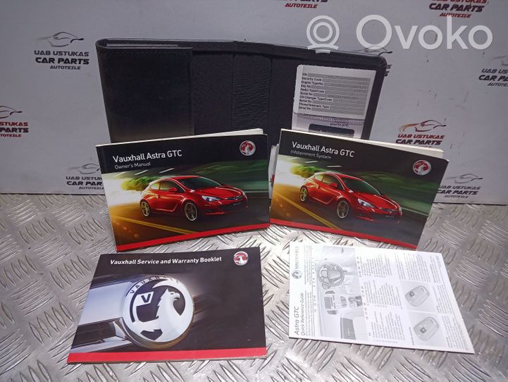 Opel Astra J Owners service history hand book 