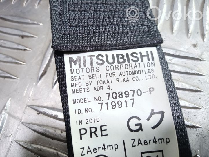 Mitsubishi Lancer VIII Pas bezpieczeństwa fotela przedniego 7Q8970P