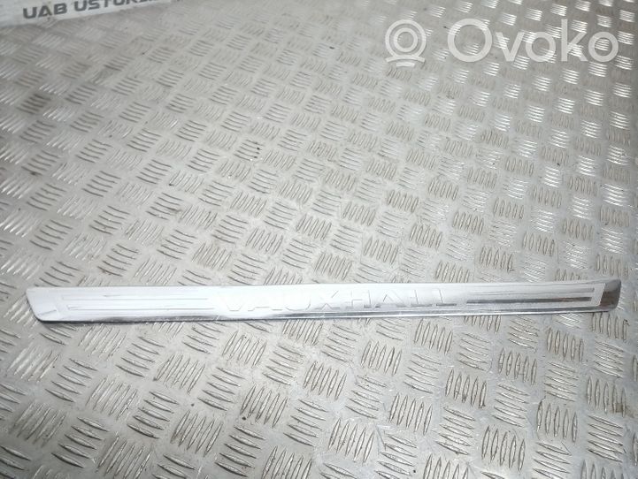Opel Astra J Front sill trim cover 498166255