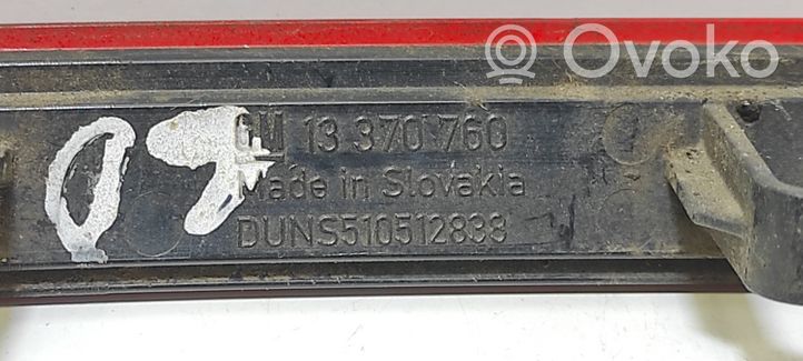 Opel Astra J Riflettore fanale posteriore 13370760