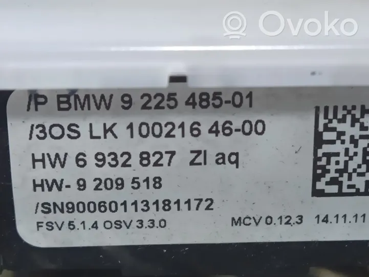 BMW 1 E82 E88 Światło fotela przedniego 9225485