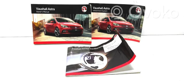 Opel Astra J Owners service history hand book 