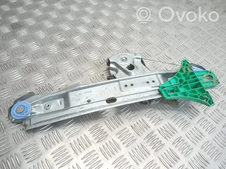 Opel Astra J Rear door window regulator with motor 