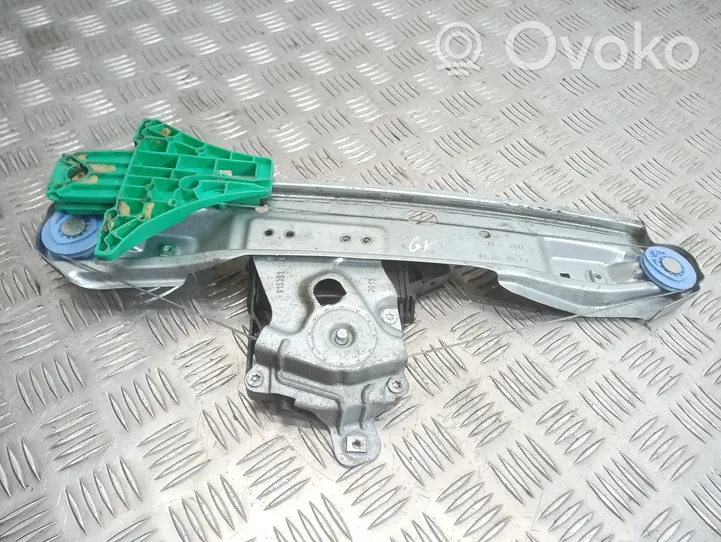 Opel Astra J Rear door window regulator with motor 