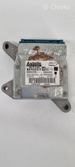 Renault Trafic II (X83) Module de contrôle airbag 8200912435