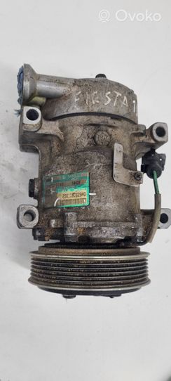 Ford Fiesta Ilmastointilaitteen kompressorin pumppu (A/C) 2S6119D629AD