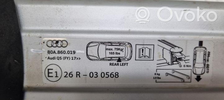 Audi Q5 SQ5 Barre trasversali porta tutto su “corna” 80A860019