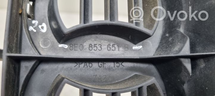 Audi A4 S4 B6 8E 8H Etusäleikkö 8E0853651B