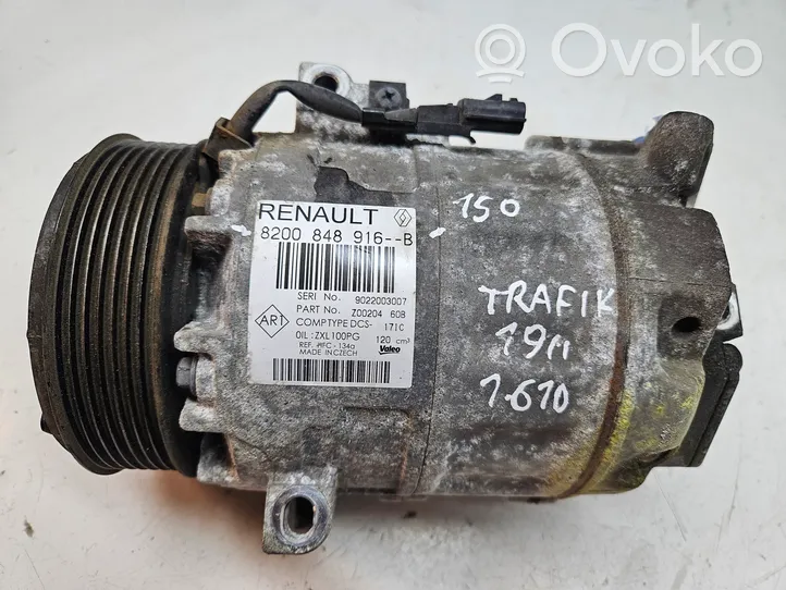 Renault Trafic III (X82) Klimakompressor Pumpe 8200848916B