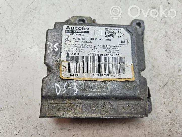 Citroen DS3 Airbag control unit/module 9673657880