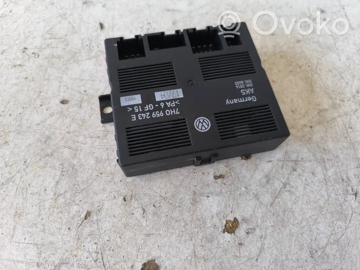 Volkswagen Multivan T5 Šoninių slankiojančių durų ECU modulis 7H0959243E