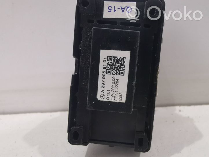 Mercedes-Benz S W222 Interruptor de control multifunción A2979058101