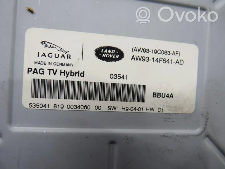Jaguar XJ X351 Inne komputery / moduły / sterowniki AW93-14F641-AD