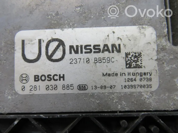 Nissan Qashqai Unité de commande, module ECU de moteur 23710BB59C