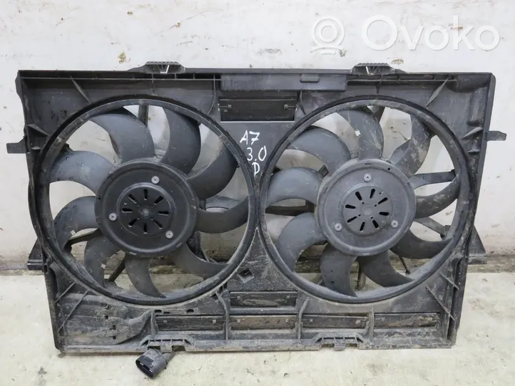 Audi A7 S7 4G Kale ventilateur de radiateur refroidissement moteur 