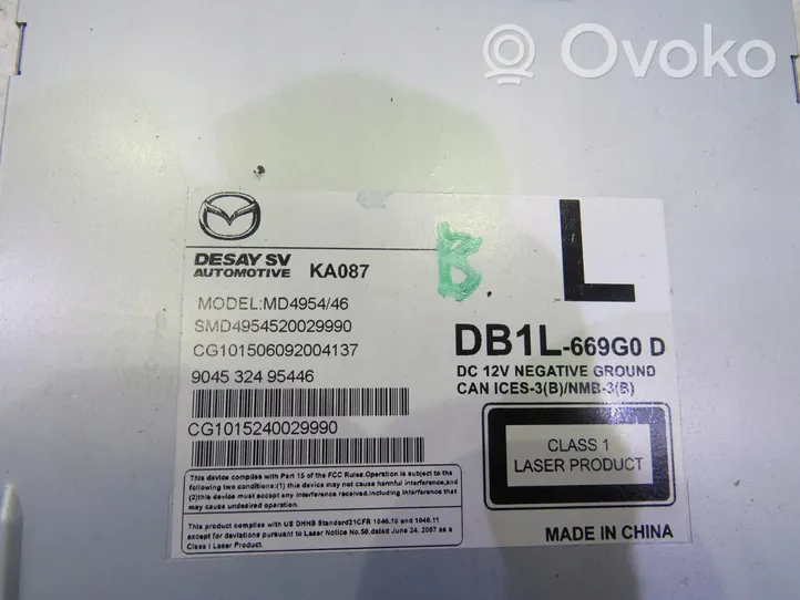 Mazda 2 Panel / Radioodtwarzacz CD/DVD/GPS DB1L-669G0D