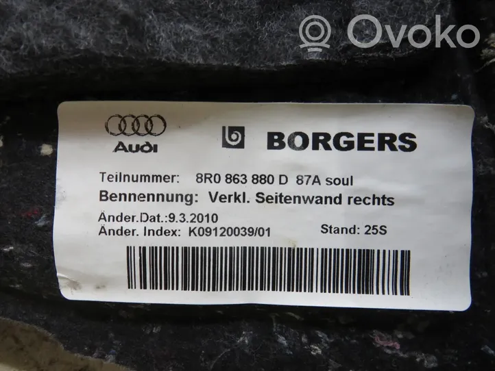 Audi Q5 SQ5 Боковой отделочный щит 8R0863880D