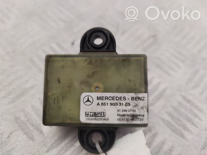 Mercedes-Benz GLC X253 C253 Relè preriscaldamento candelette A6519003103