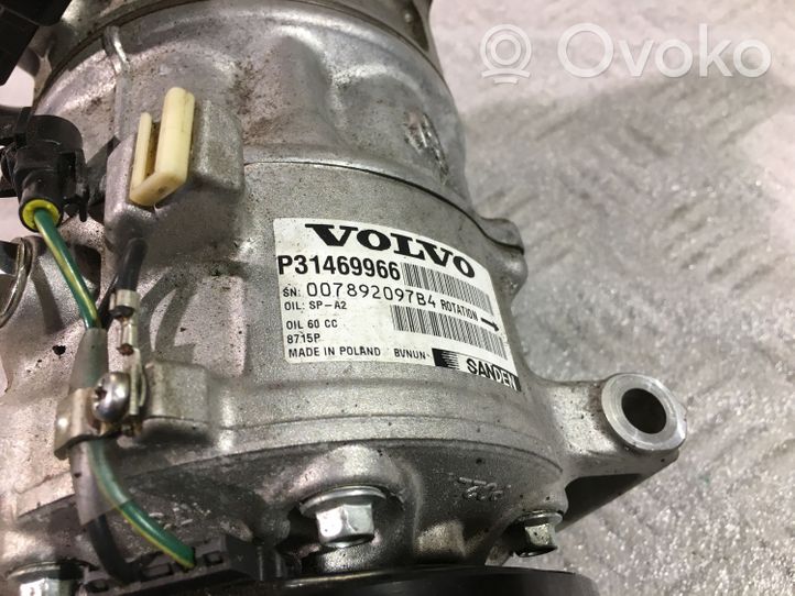 Volvo XC60 Ilmastointilaitteen kompressorin pumppu (A/C) P31469966