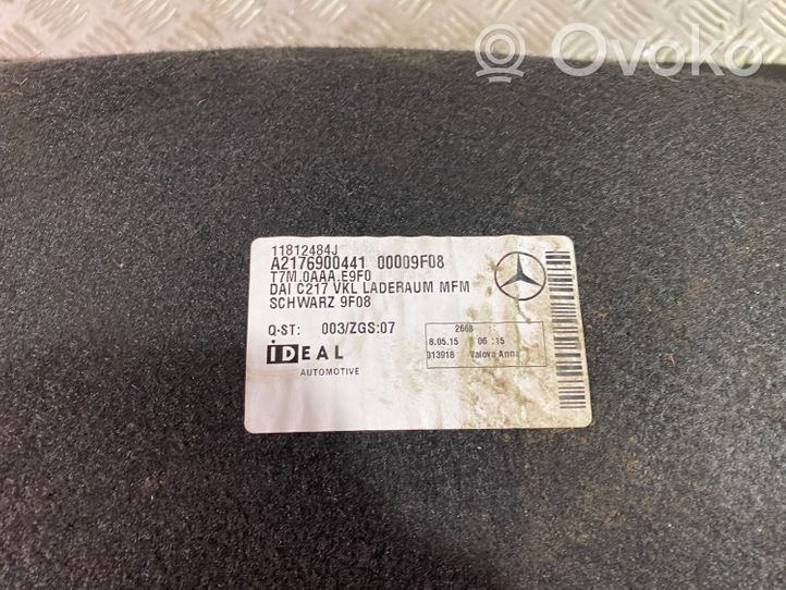 Mercedes-Benz S C217 Tappeto di rivestimento del fondo del bagagliaio/baule A2176900441