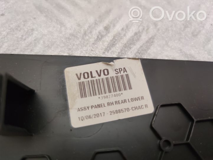 Volvo XC90 Rivestimento estremità laterale del cruscotto 39827400