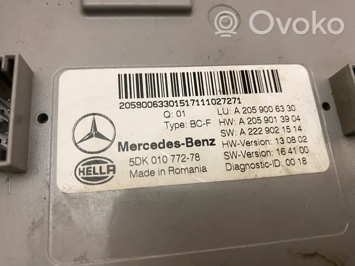 Mercedes-Benz GLC X253 C253 Mukavuusmoduuli A2059006330