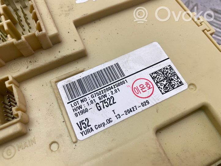 Hyundai Ioniq Fuse module 91950G7522