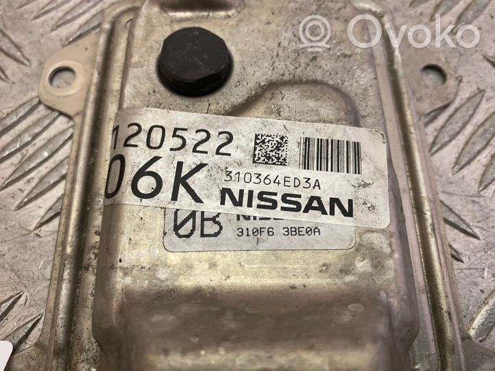 Nissan Qashqai Module de contrôle de boîte de vitesses ECU 310364ED3A